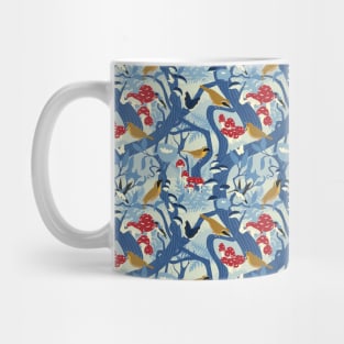 Forest Pattern Blues Mug